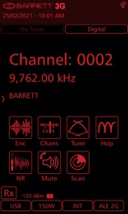 Barrett 4050 HF SSB transceiver Channel 2